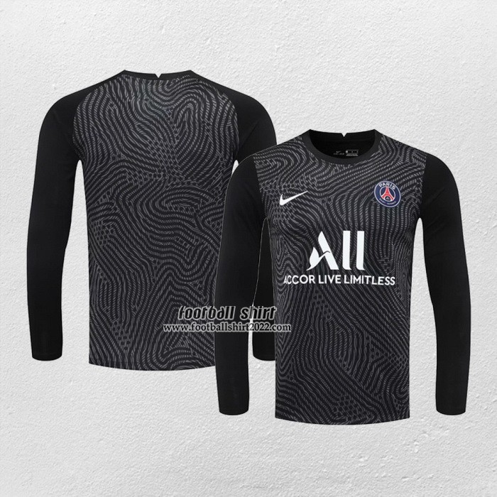 Shirt Paris Saint-Germain Goalkeeper Long Sleeve 2020/21 Black